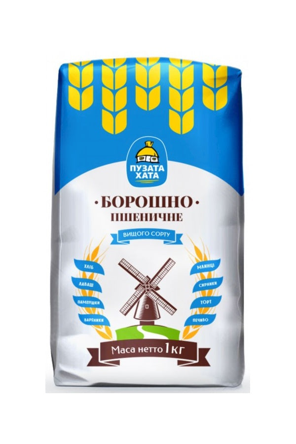 Мука пшеничная, высший сорт Тип 550, 1000г