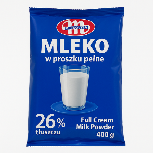 Mlekovita Full Cream Milk Powder (MLEKO w proszku pełne 26%)