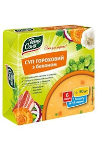 Тетя Соня Суп брикет Гороховый с беконом 180g