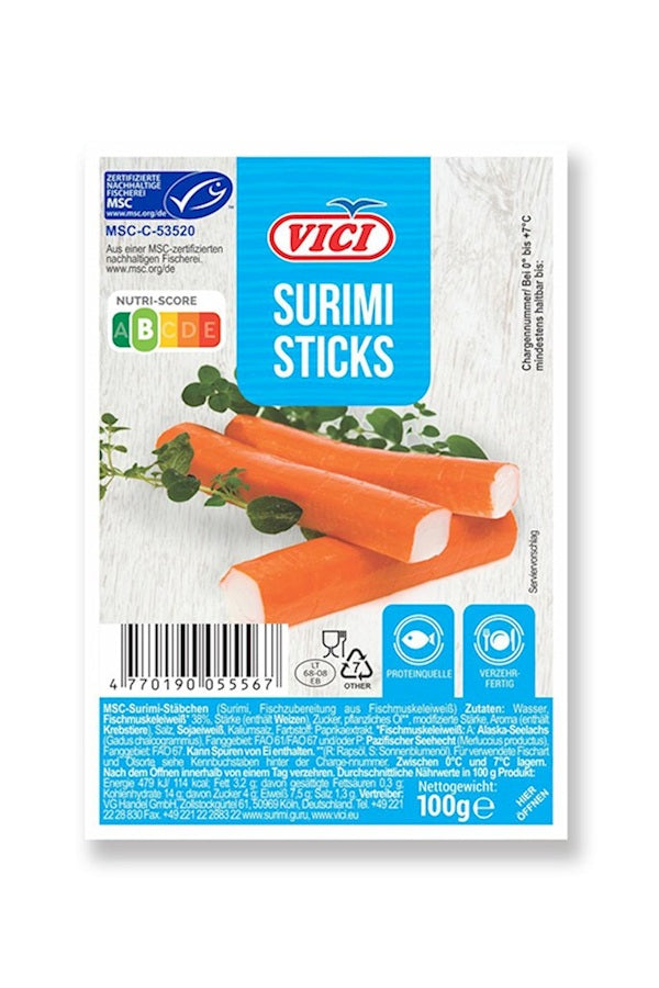 Vici Крабовые палочки 100г