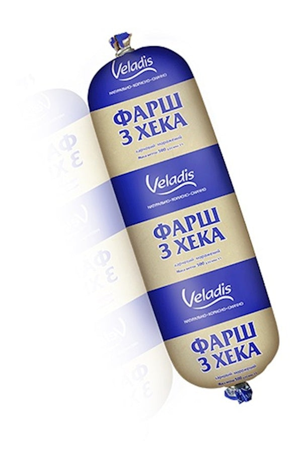 Veladis Фарш рыбный из хека, 500г (замороженный)