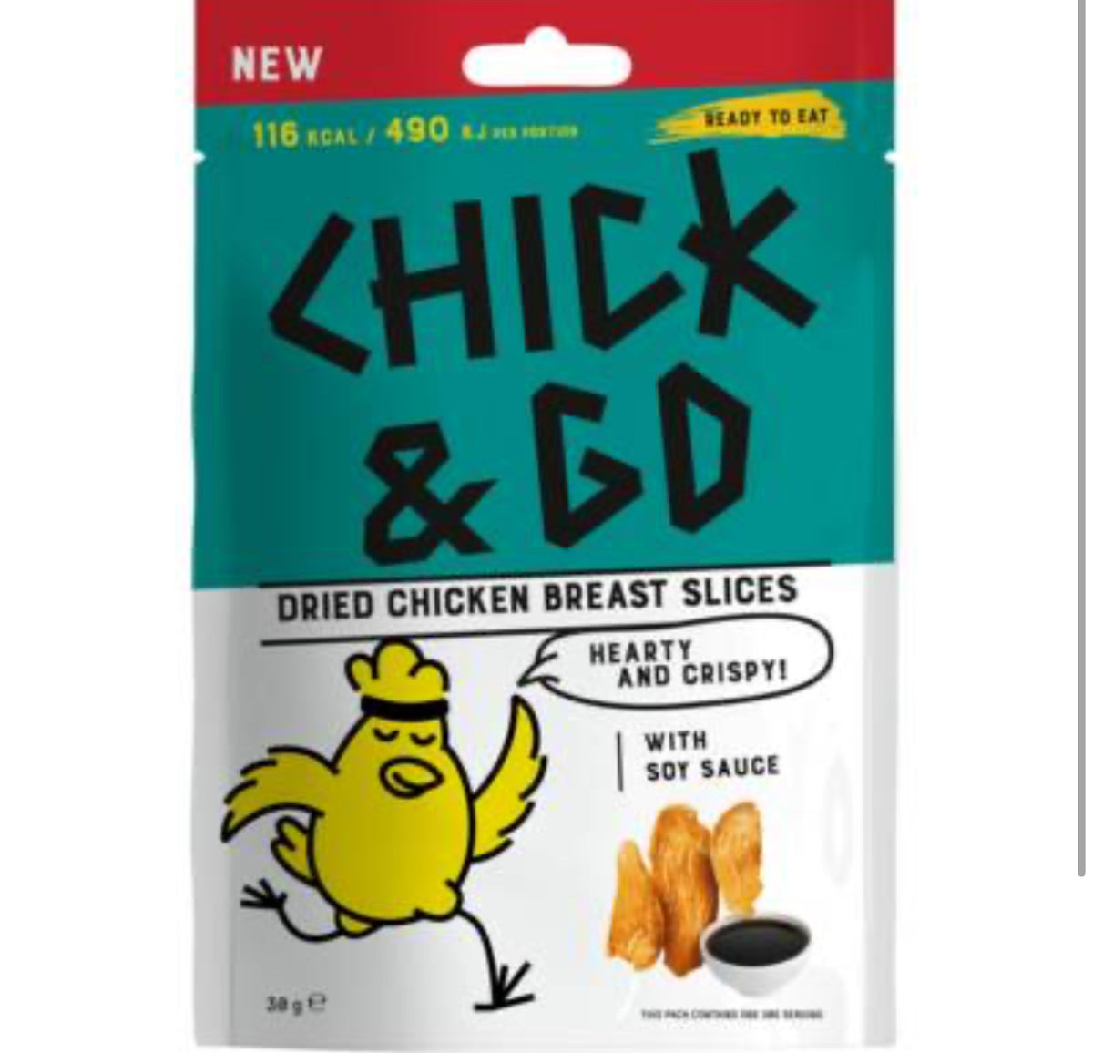 Слайсы «CHICK&amp;CO» из куриного филе с соевым соусом 30г