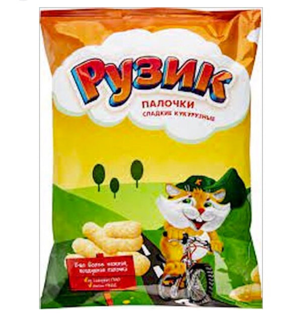 Кукурузные палочки глазированные сладкие «Рузик» 90г