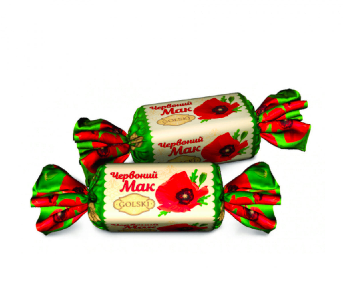 GOLSKI Шоколадные конфеты Красный мак 1 кг