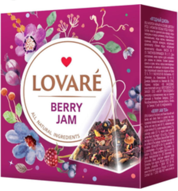 Lovare чай «Ягодный джем» 30г (15*2г)