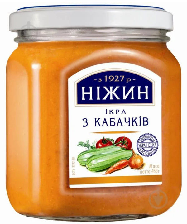 Нежин икра кабачковая 450г