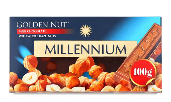 Millennium Шоколад молочный с лесными орехами 100г