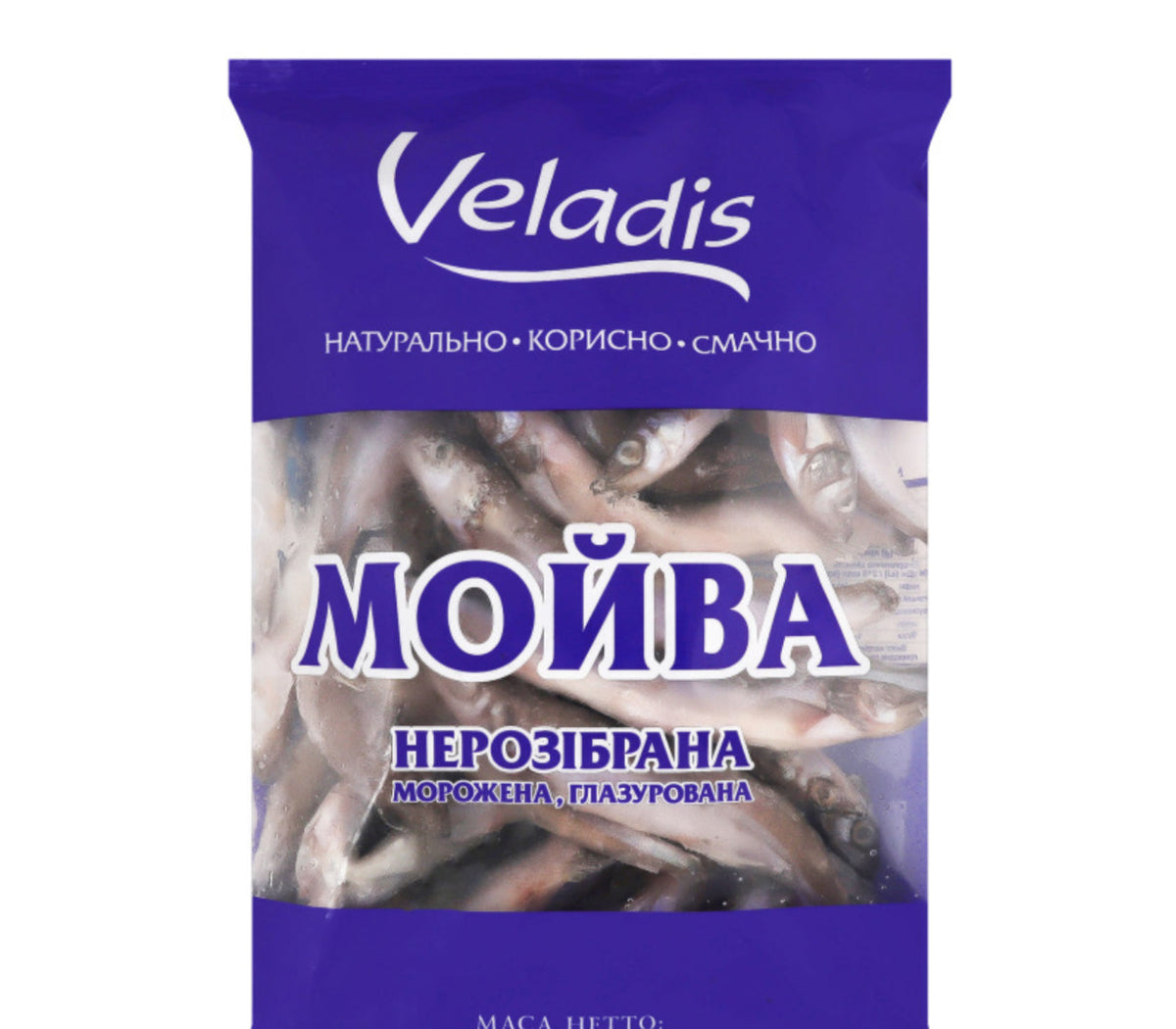 Veladis Мойва не потрошенная 700г, мороженная