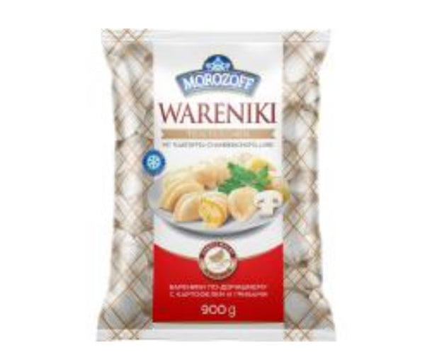 Домашние вареники с картофелем и грибами 900г