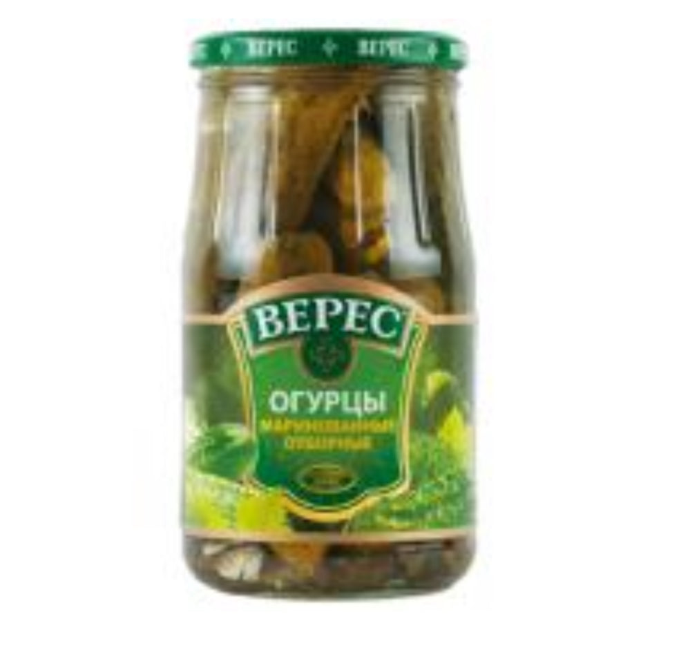 Огурцы маринованные Верес 385г
