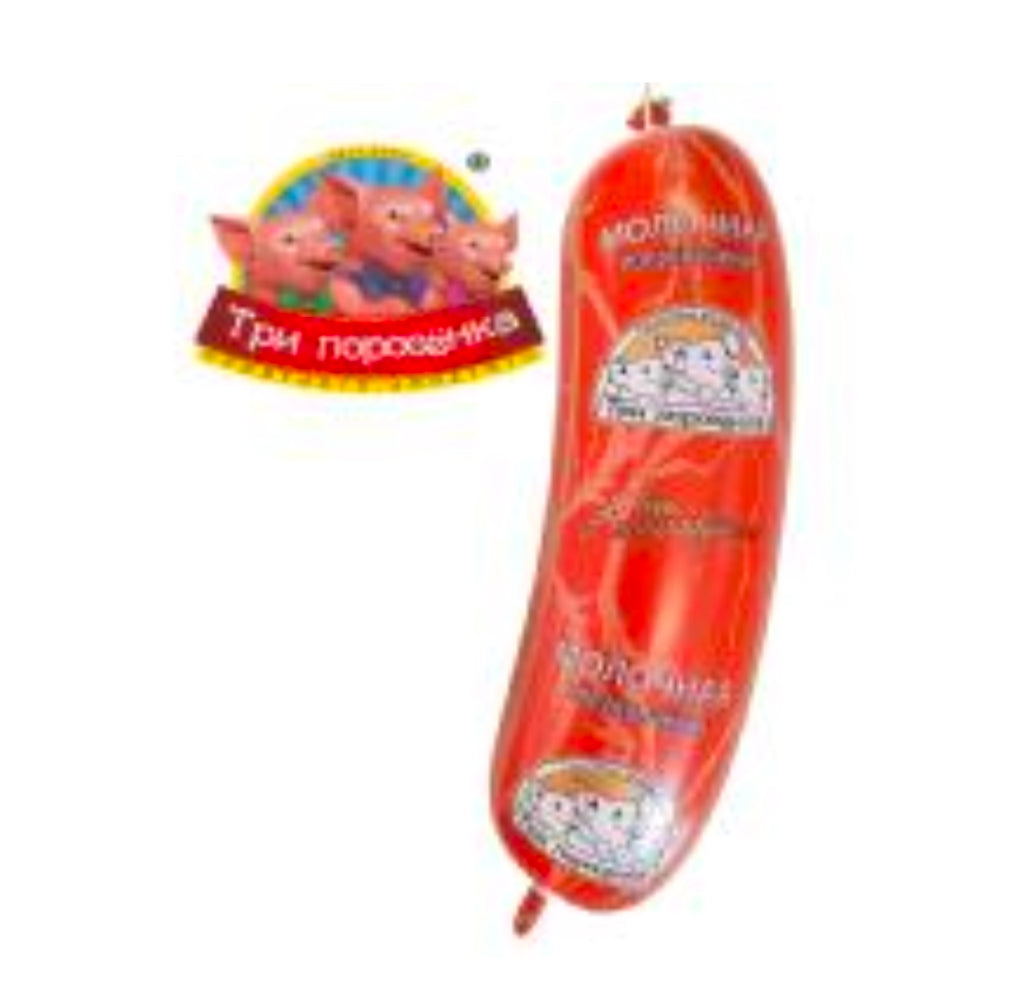 Колбаса молочная полукопченая 500г