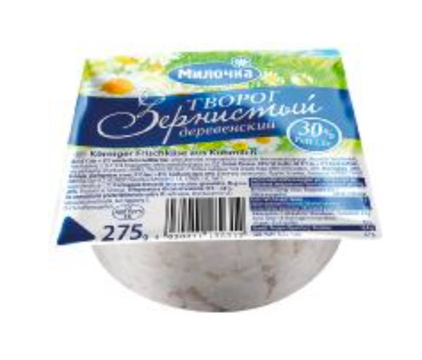 Творог зернистый 30% 275г