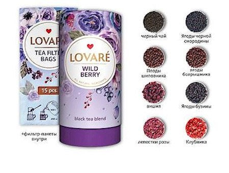 Lovare чай "Дикие ягоды" 80гр