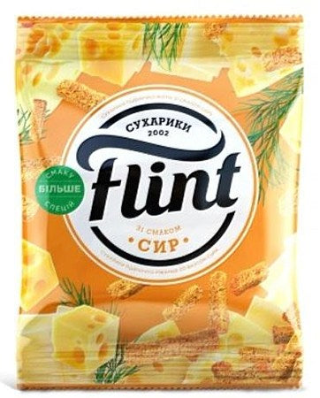 Flint Сухарики пшенично-ржаные со вкусом «Сыр» 70г