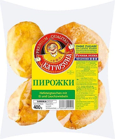 КАТЮША Пирожки с яйцом и луком жареные 4 шт. 450гр