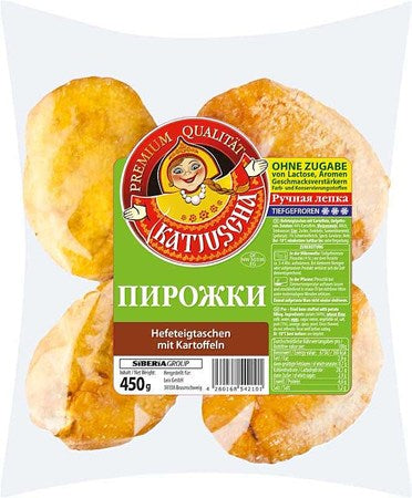 КАТЮША Пирожки с картошкой жареные 4 шт., 450гр