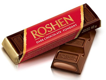 ROSHEN Батончик с помадно-шоколадной начинкой 43гр