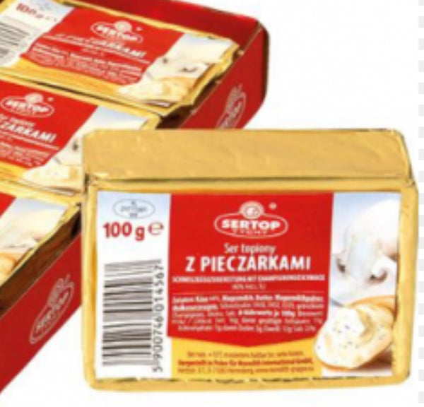 Kostka- Ser topiony z pieczarkami 100g