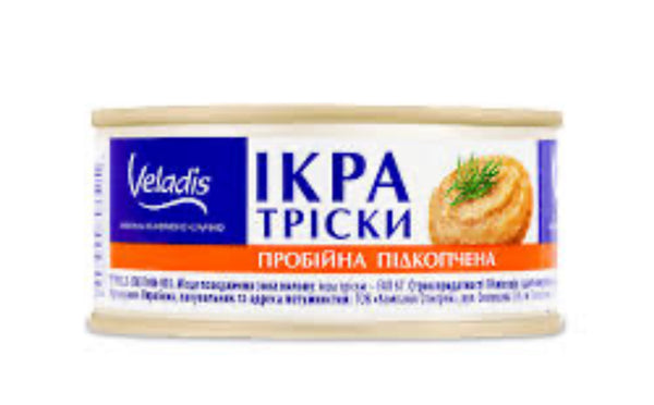 Veladis Икра трески пробойная 100г
