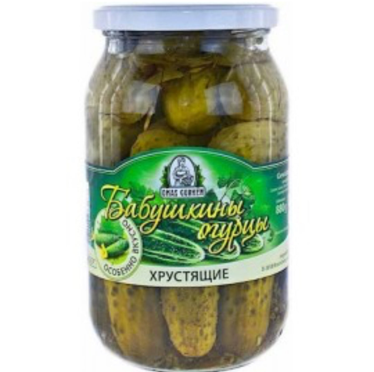 Огурцы Бабушкини хрустящие 900г