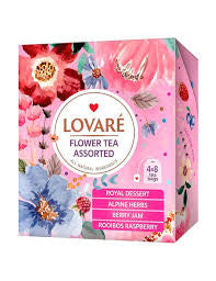Lovare Чай "Sortiment Blumentee", Schwarztee, 32*1,5g