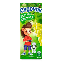 Нектар Яблоко-виноград белый 0,2л 1/8
