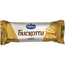 Савушкин Сырок творожный глазированный с печеньем "Бискотти" 32%