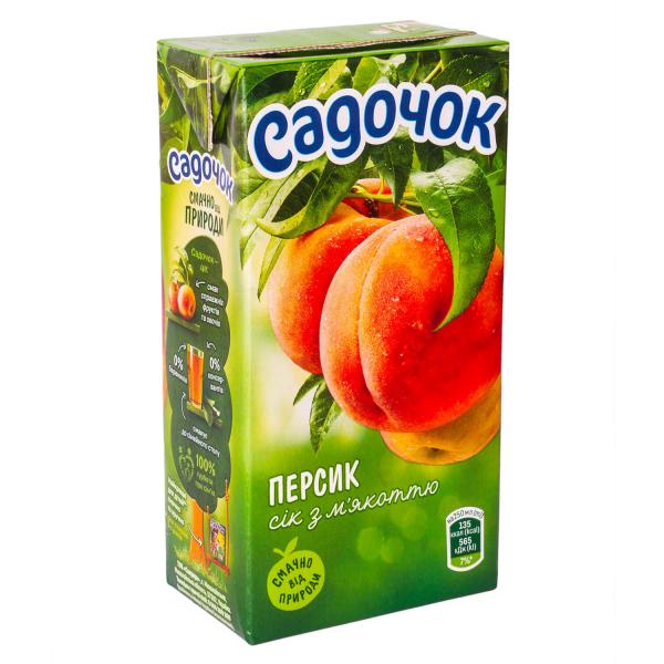 Сок Персик-Яблоко 950мл Тетра-Пак Садочок