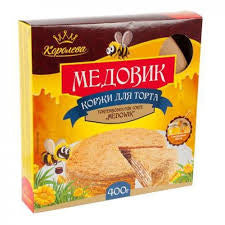 Коржи для торта Медовик 400гр Королева