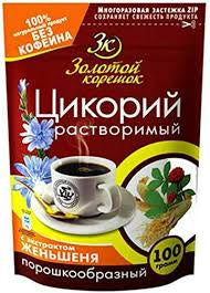 Порошок цикория "Золотой Корешок" с экстрактом женьшеня