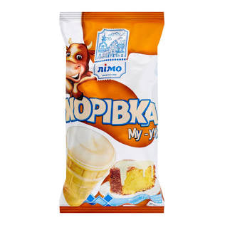 Морозиво Корівка Муу. Смак печива, вафельний стаканчик