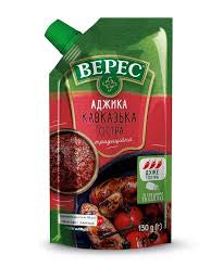 Аджика по-кавказски острая 130г дойпак Верес