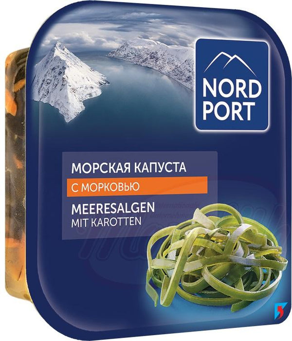 Морская капуста, маринованная с морковью 200г