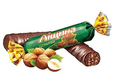 Конфеты шоколадные с фундуком «Лещина» 300г