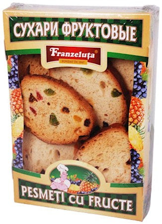 Сухари фруктовие с цукатами 250 г