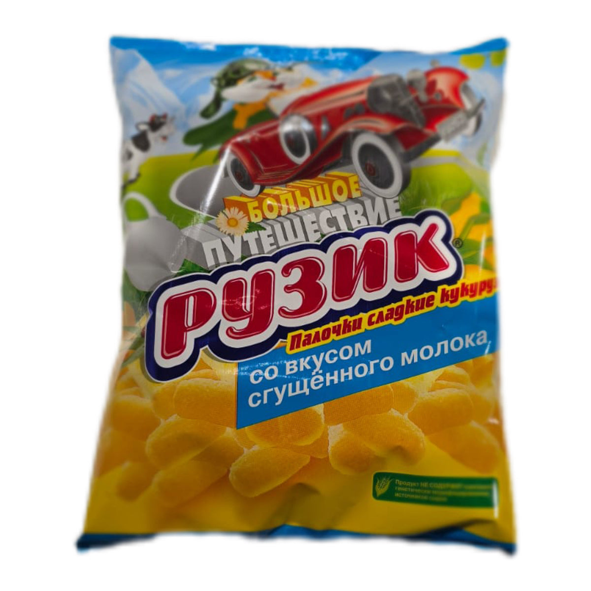 Кукурузные палочки с згущоным молоком 90 гр