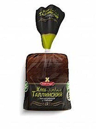 Хлеб черный заварной Таллинский,с семенами-310 г