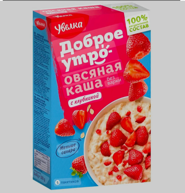 Овсяная каша с клубникой 200 г
