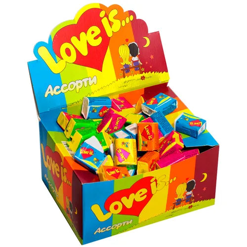 Жев.резинка LOVE IS Микс Ассорти 4,2г. 1шт