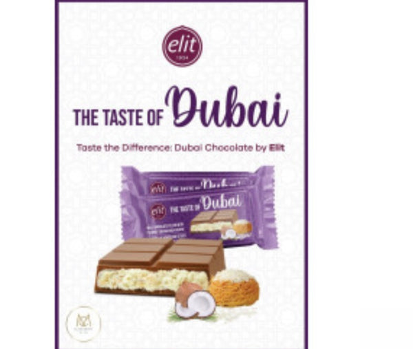 Шоколад Dubai с кокосом 90г
