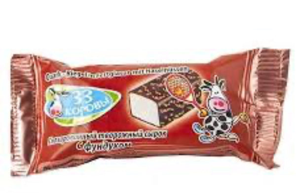 33 коровы сырок с фундуком 40г