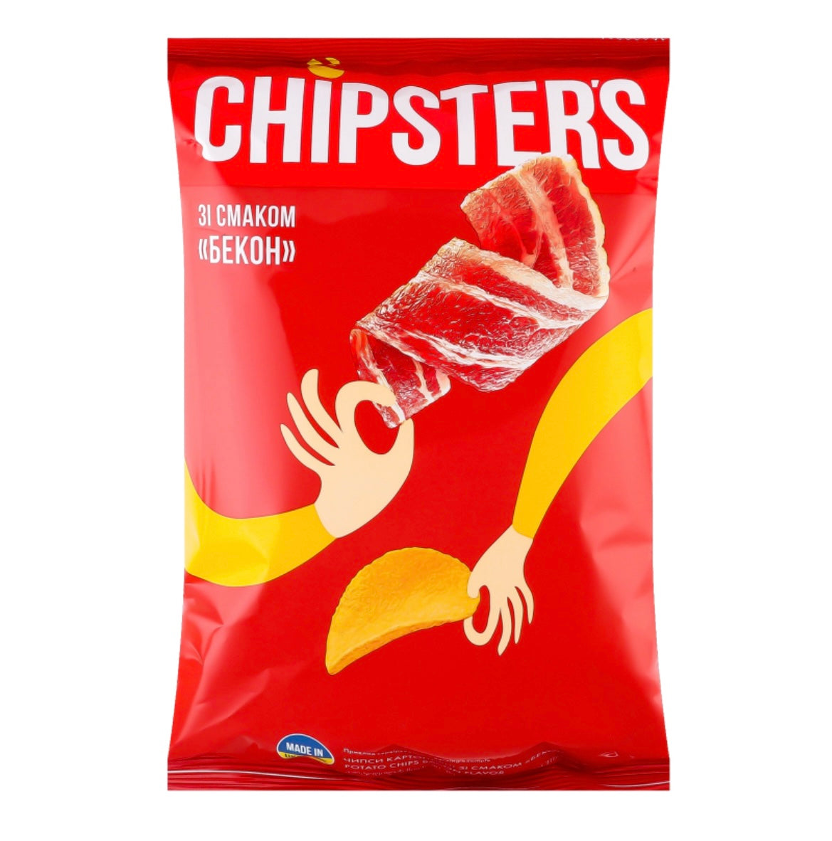 Chipster s Чипсы картофельные со вкусом «Бекон»