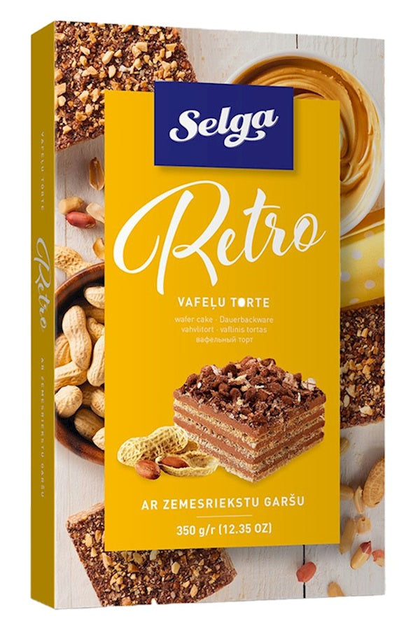 Сельга Вафельный торт Retro 350 с арахисом