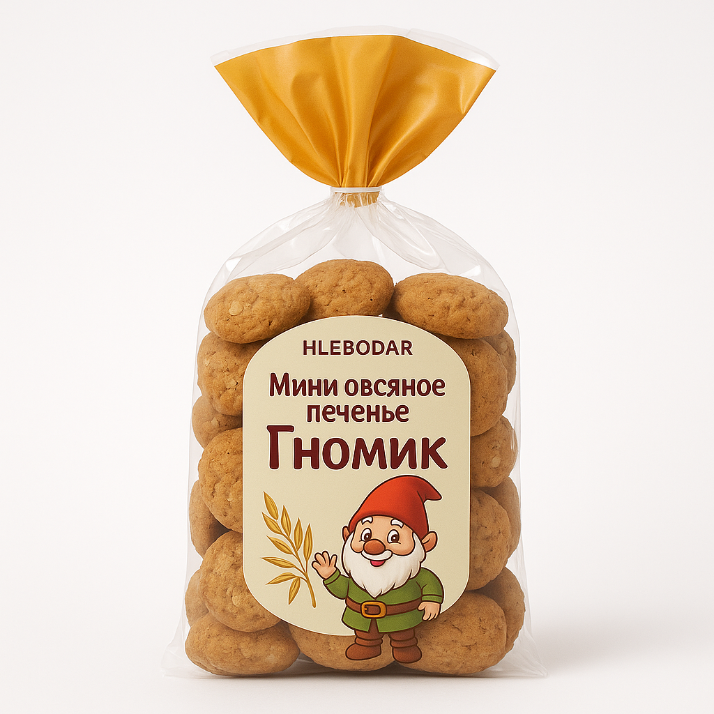 Мини овсяное печенье «Гномик»