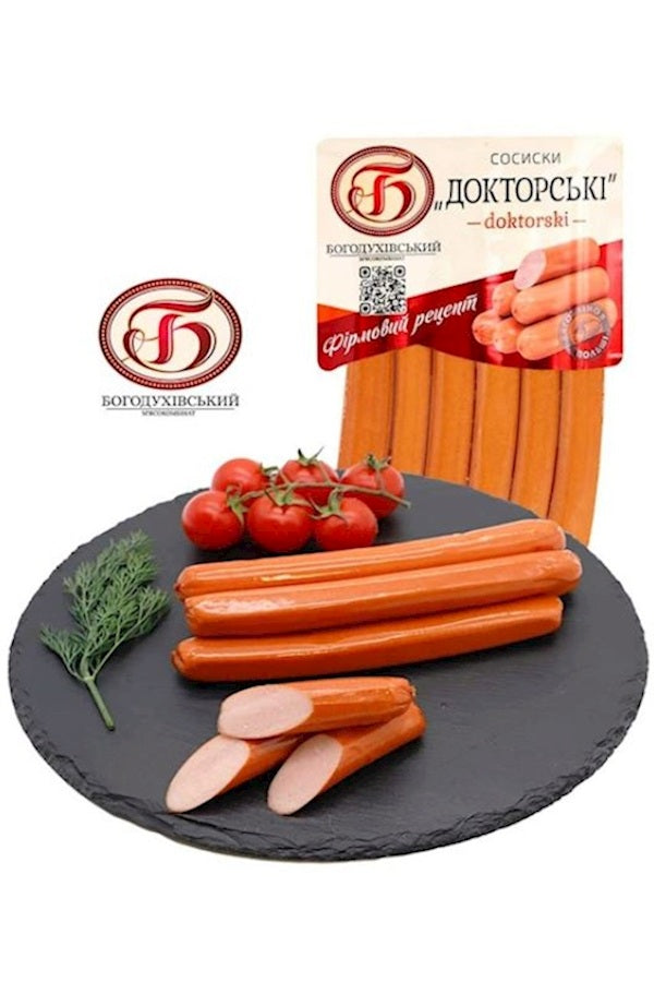 Сосиски Докторские ca.400г 1/5кг Bogoduhowskij