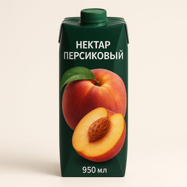 Нектар Персиковый 950л Т-Пак Сандора