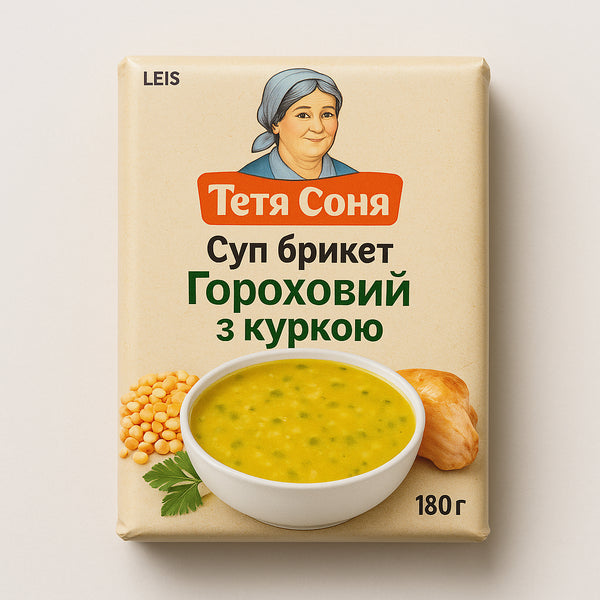 Тетя Соня Суп брикет Гороховый с курицей 180г