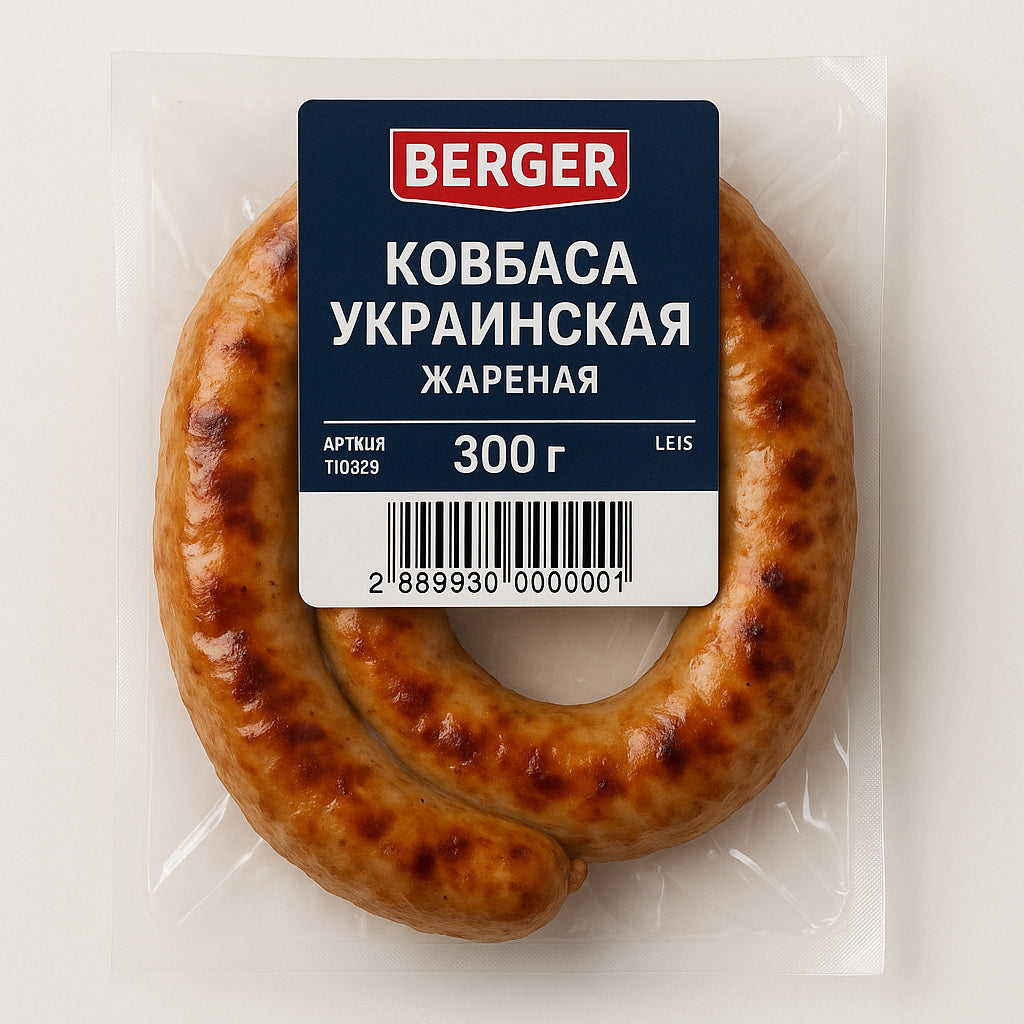 Berger Колбаса Украинская жареная 300г